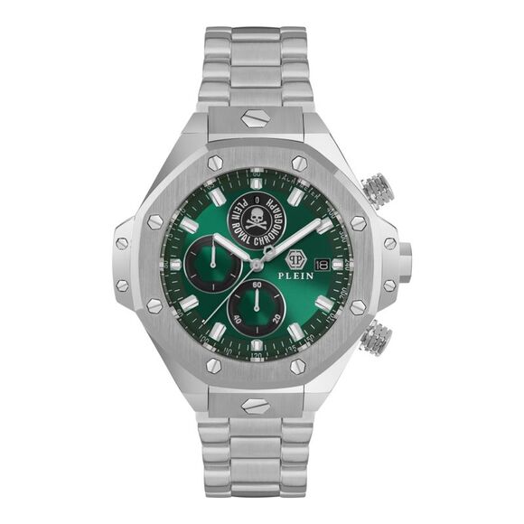 Philipp Plein Plein Chrono Royal Bracelet Watch Silver Mens